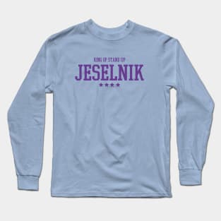 King of stand up comedy - Anthony Jeselnik Purple Long Sleeve T-Shirt